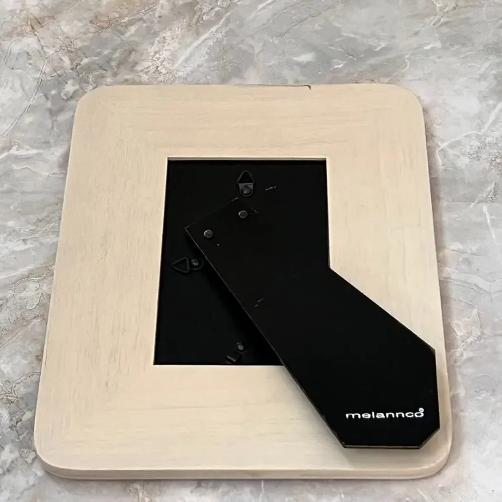 Melannco Wood Picture Frame 4 x 6 in Rectangle Raised Modern Minimalist